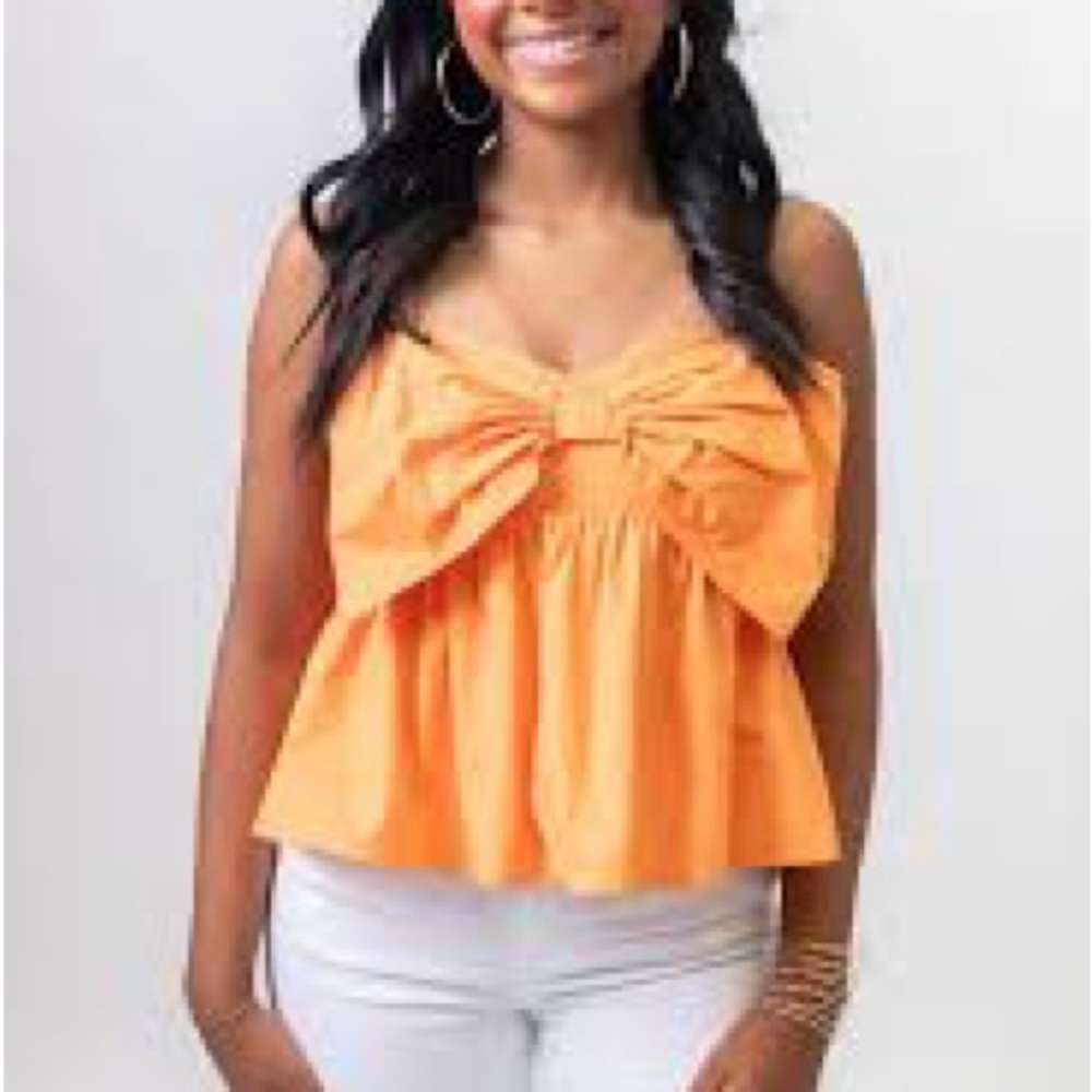 Orange Bow top!